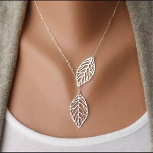 3/$30 Silver Leaf Necklace